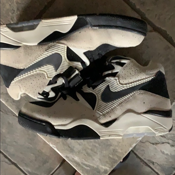 nike air force 180 sail black